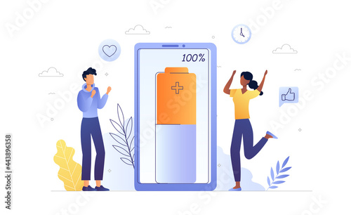 Long battery life concept