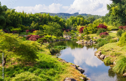 Obraz na plátne Japanese garden and nature