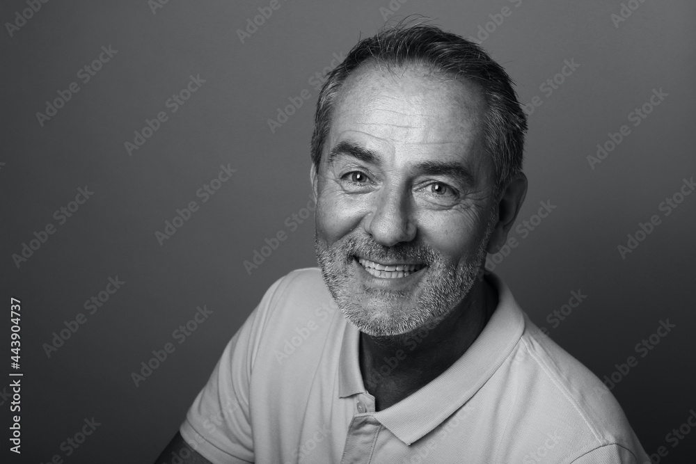 Portrait of a beautiful mature man Portrait of a beautiful mature man