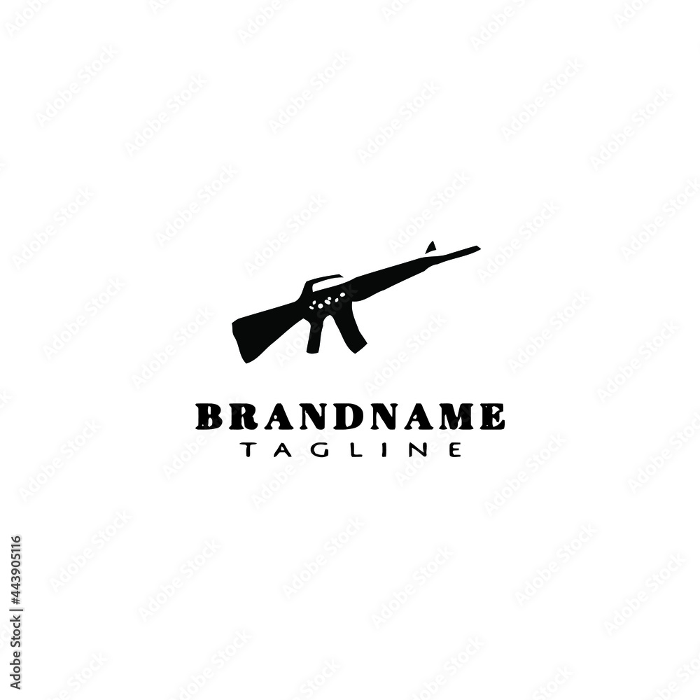 gun design logo template icon vector gun design logo template icon vector