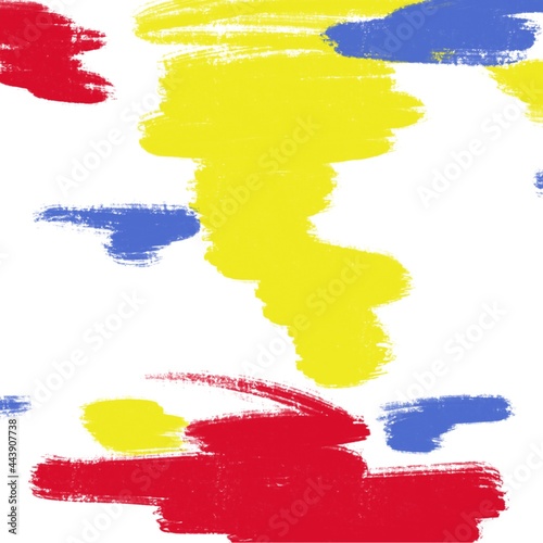 Digital illustration background abstract streaks of bright colors-red, yellow, green, blue with a copy of the space.