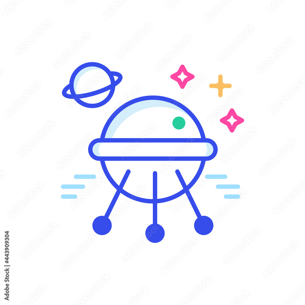 Satellite Vector Outline Style Icon. EPS 10 FIle Satellite Vector Outline Style Icon. EPS 10 FIle