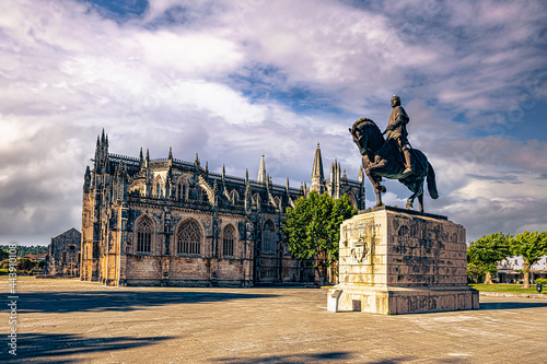 Batalha - June 22, 2021:  The Majestic Batalha Monastery, Portugal photo