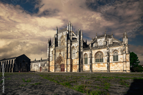 Batalha - June 22, 2021:  The Majestic Batalha Monastery, Portugal photo