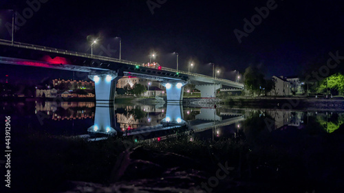 Wallpaper Mural bridge at night Torontodigital.ca