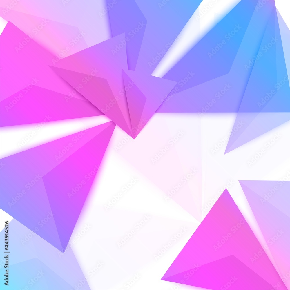 Colorful gradient 3d triangle background Colorful gradient 3d triangle background