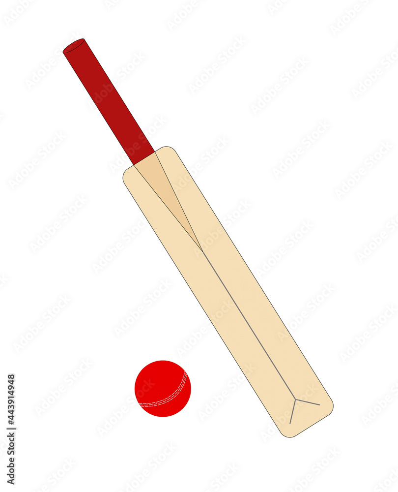Cricket Bat and Ball