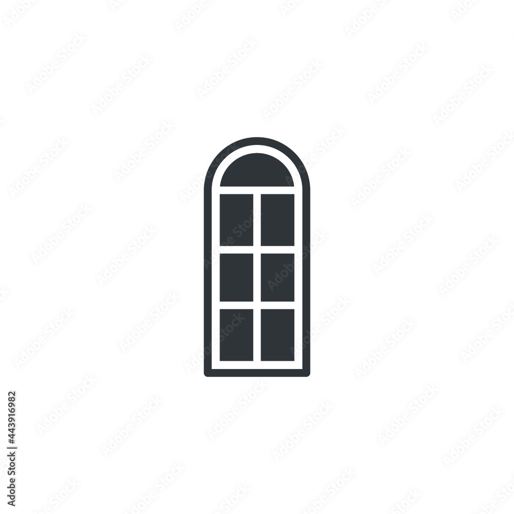 isolated window sign icon, vector illustration isolated window sign icon, vector illustration