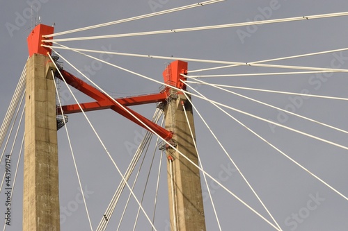 cables of zarate brazo largo bridge