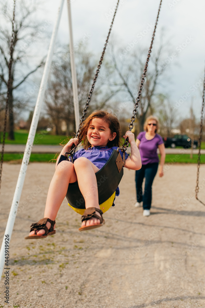 Fun spring day at the park in Ohio. Fun spring day at the park in Ohio.