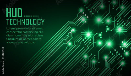 cyber circuit future technology concept background