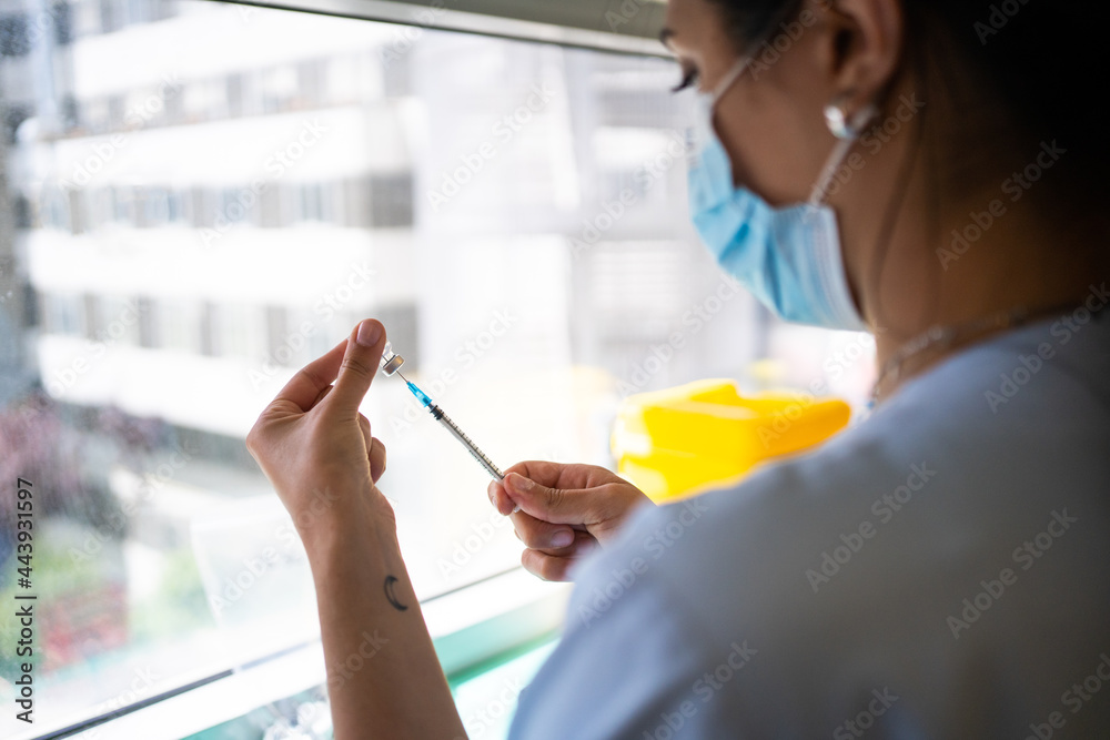 COVID-19 Vaccination In The Hospital. COVID-19 Vaccination In The Hospital.