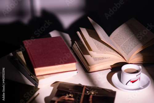 books and notebook