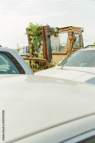 an old forklift photo