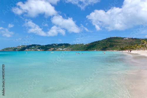 The beautiful tranquil waters of Magen's Bay St Thomas US Virgin Island
