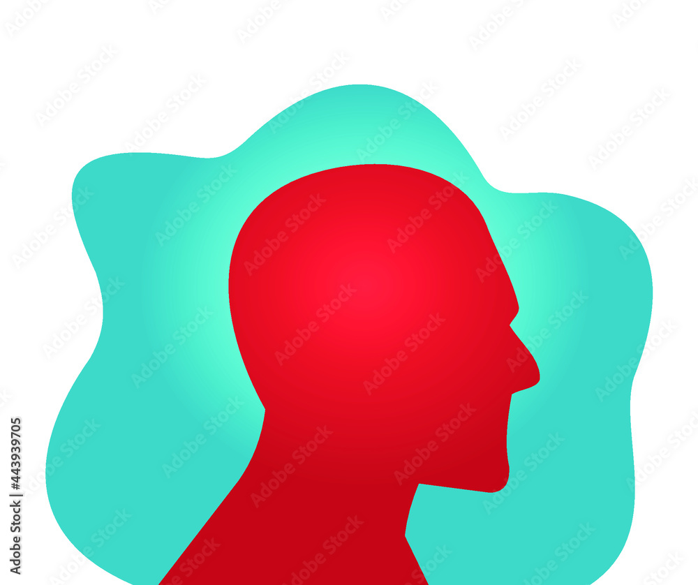 transparent head image with blue bubble background transparent head image with blue bubble background