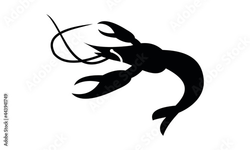 vector logo lobster
