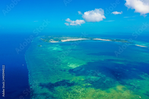 Drone footage of Olango Island near Cebu, Philippines