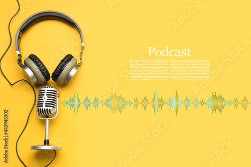 Headphones with microphone ...