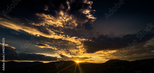 Photo taken with sony a6100 sigma16mm, a sunset in Hobart ,Tasmania . photo