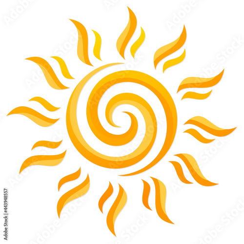 Symbol of the bright summer sun.