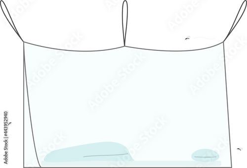蚊帳（虫よけアイテム）のイラスト
