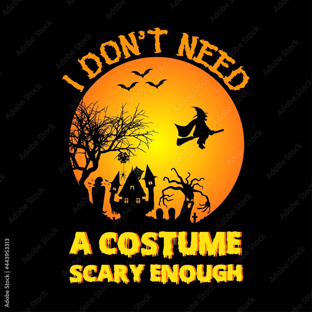 New Bast Halloween Party T-Shirt Vector Design