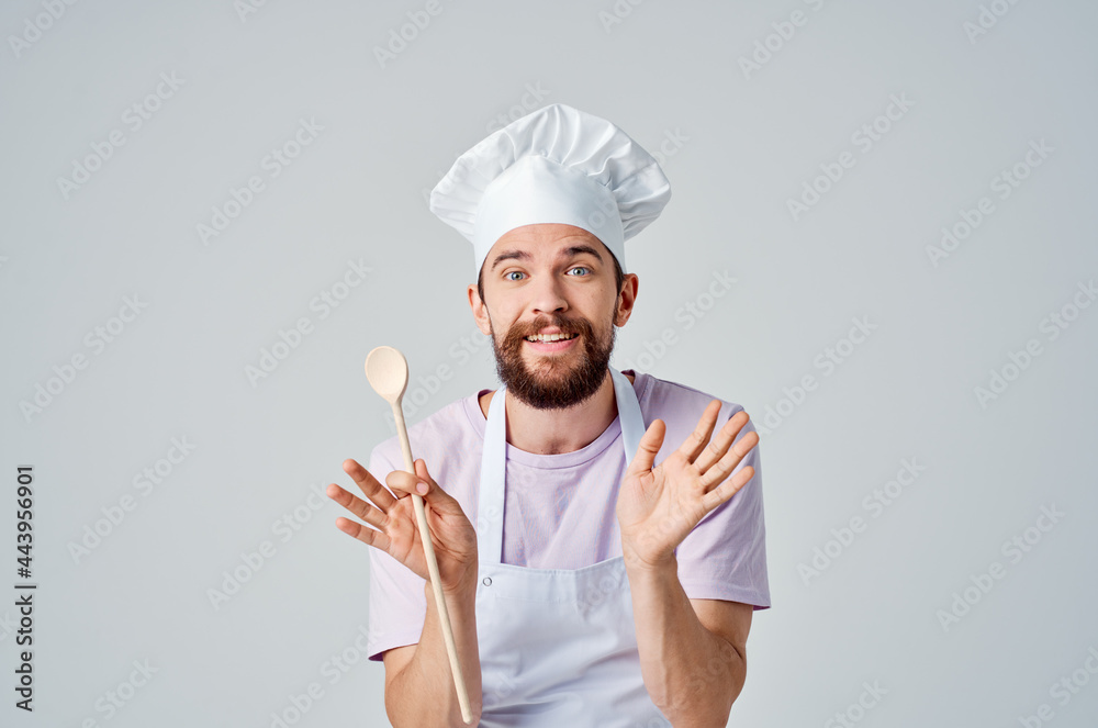 male chef in uniform kitchen professional service male chef in uniform kitchen professional service