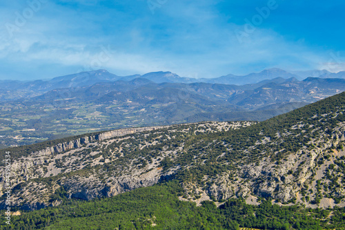 Fototapeta Naklejka Na Ścianę i Meble -  montagne des Cévennes vue du Mont Ventoux