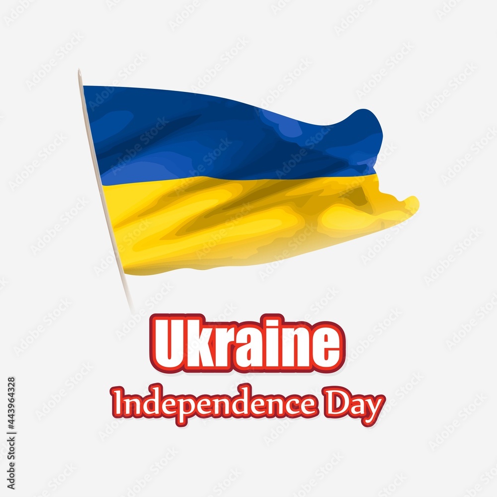 Obraz premium vector illustration for Ukraine independence day