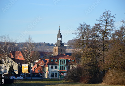 Panorama der Altstadt von Bad Berka, Thüringen