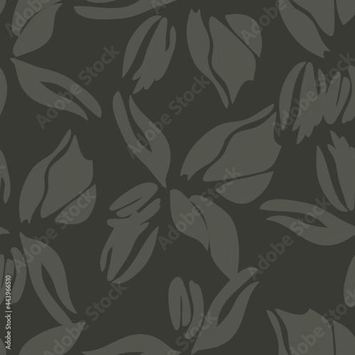 Green Floral Seamless Pattern Background © Siu-Hong Mok