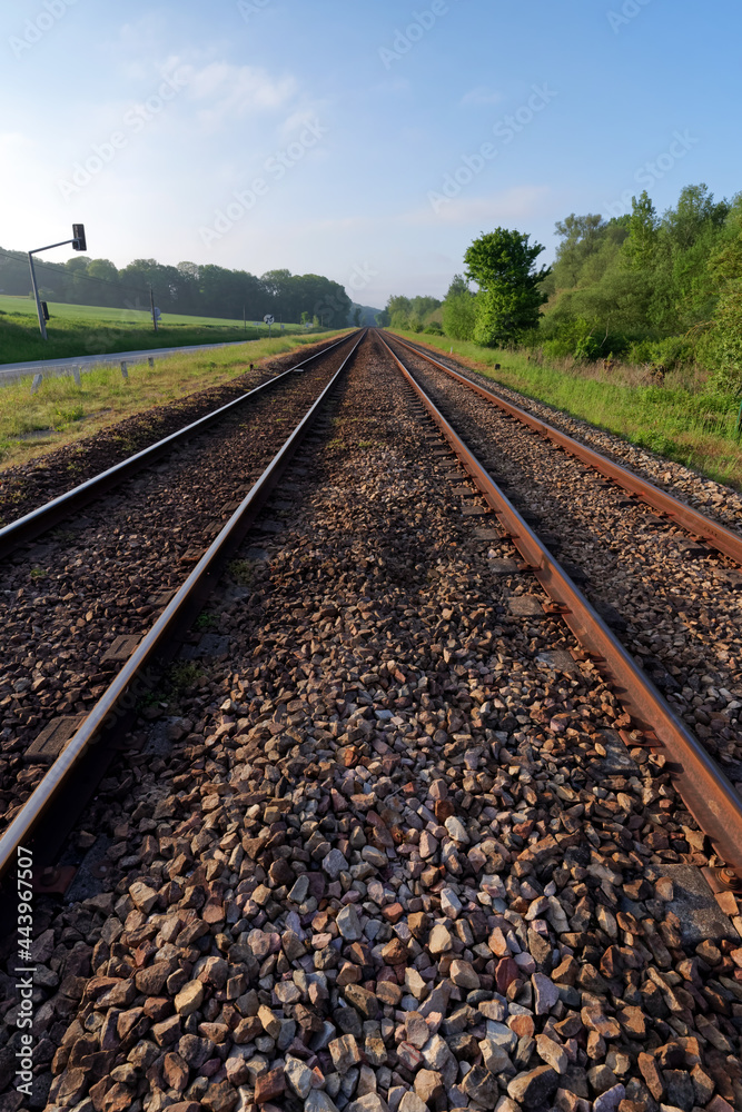 Fototapeta premium The Somme Bay Railway in Picardy