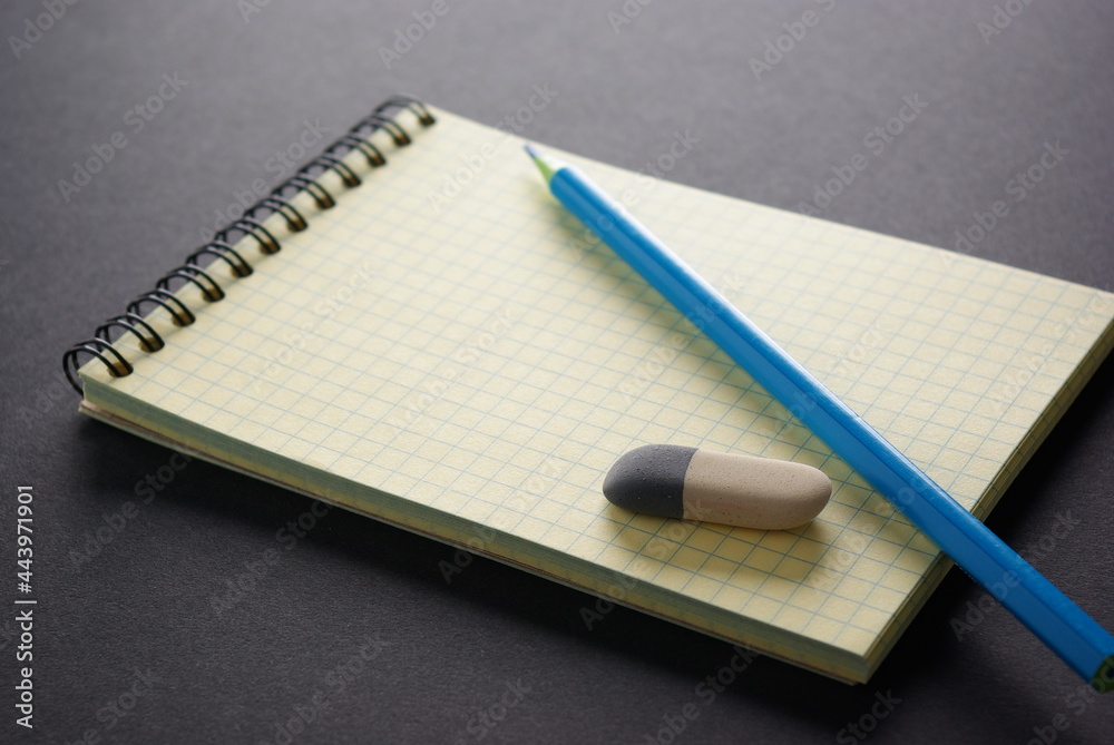 notebook and pencil notebook and pencil