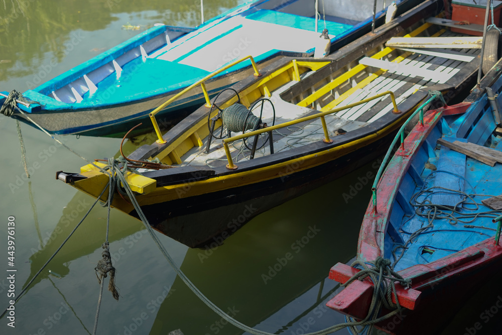 Some fisherman boat in the bay