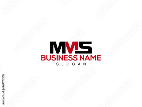 Letter MMS Logo Icon Vector Image Design For Company or Business photo