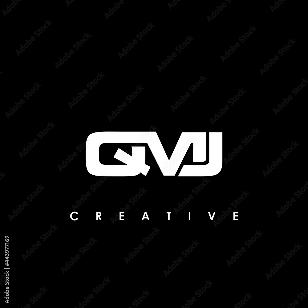 QMJ Letter Initial Logo Design Template Vector Illustration
