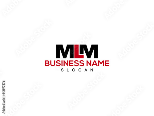 Letter MLM Logo Icon Vector Image Design For Company or Business
