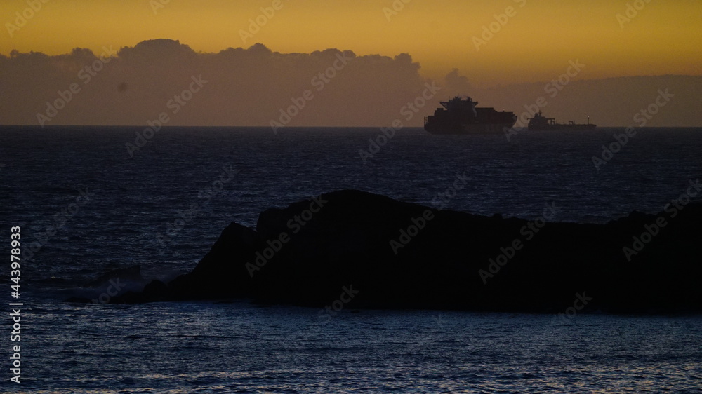 Sea - Sunset - Orange - Ocean - Nature - Sun - Night Sea - Sunset - Orange - Ocean - Nature - Sun - Night