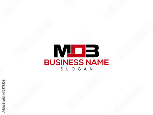 Letter MOB Logo Icon Vector Image Design For Company or Business