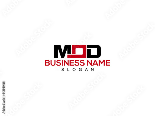 Letter MOD Logo Icon Vector Image Design For Company or Business