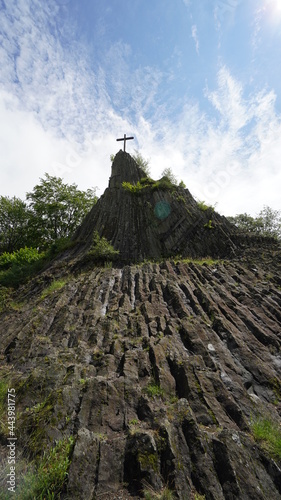 famous attraction called druidenstein in germany, vacation in europe, located in the Westerwald region of Germany photo