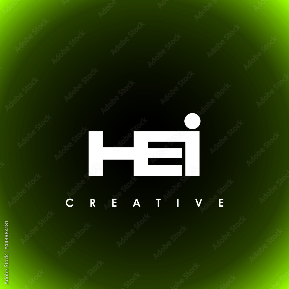HEI Letter Initial Logo Design Template Vector Illustration HEI Letter Initial Logo Design Template Vector Illustration