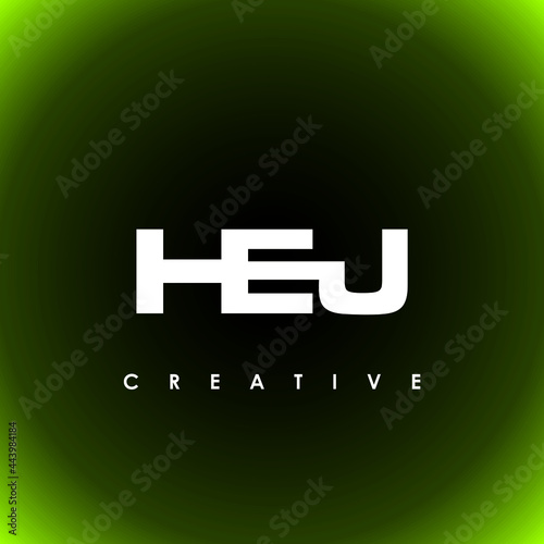HEJ Letter Initial Logo Design Template Vector Illustration