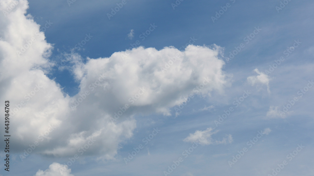 Blue sky and white clouds, blue sky and white clouds background Blue sky and white clouds, blue sky and white clouds background