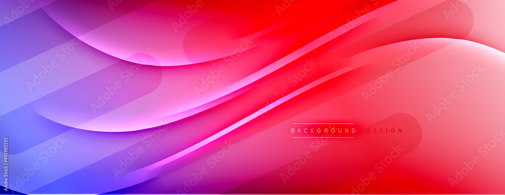 Abstract background - lines composition created with lights and shadows. Technology or business digital template. Trendy simple fluid color gradient abstract background with dynamic Abstract background - lines composition created with lights and shadows. Technology or business digital template. Trendy simple fluid color gradient abstract background with dynamic