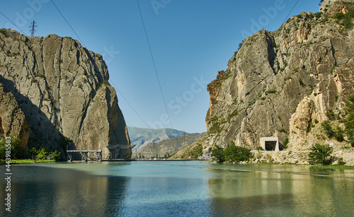 Tunnel. Gunib district, Dagestan, Russia photo