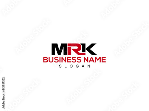 Letter MRK Logo Icon Vector Image Design For Company or Business photo