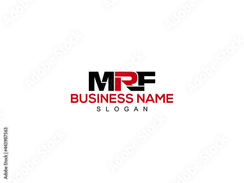 Letter MRF Logo Icon Vector Image Design For Company or Business photo