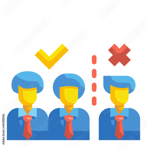dismiss flat icon